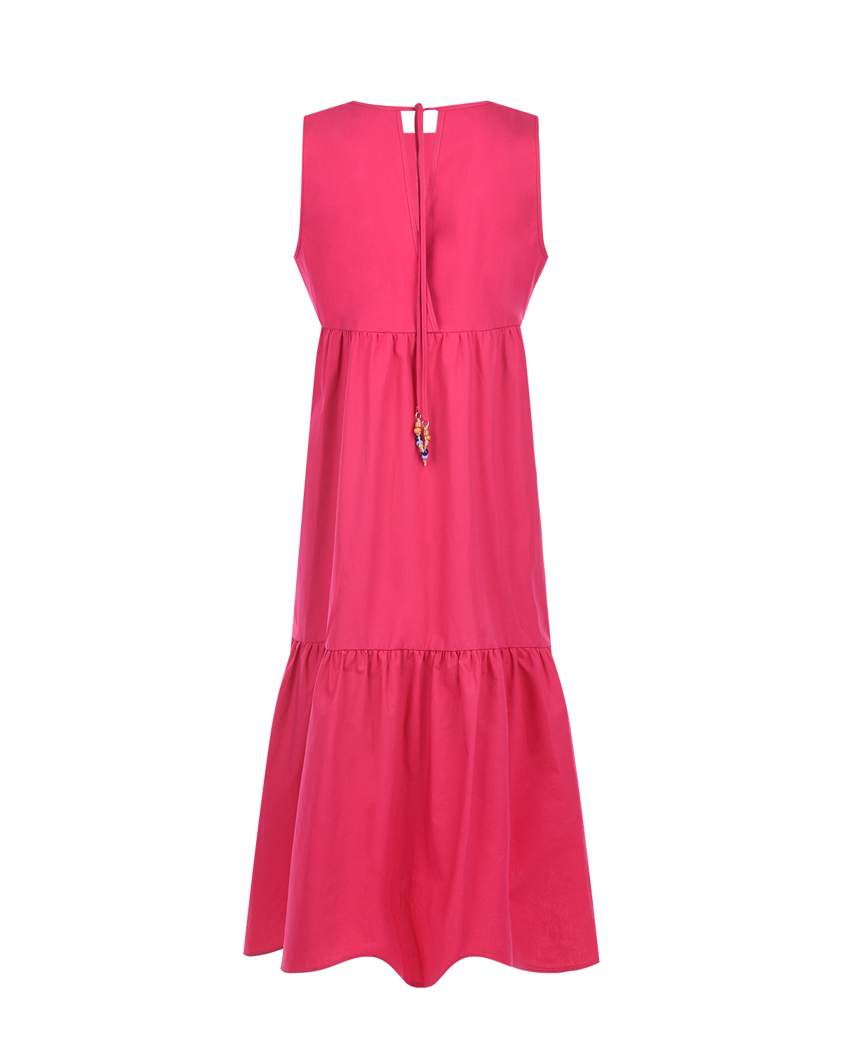 Розовое платье для беременных с воланами Attesa - фото 5