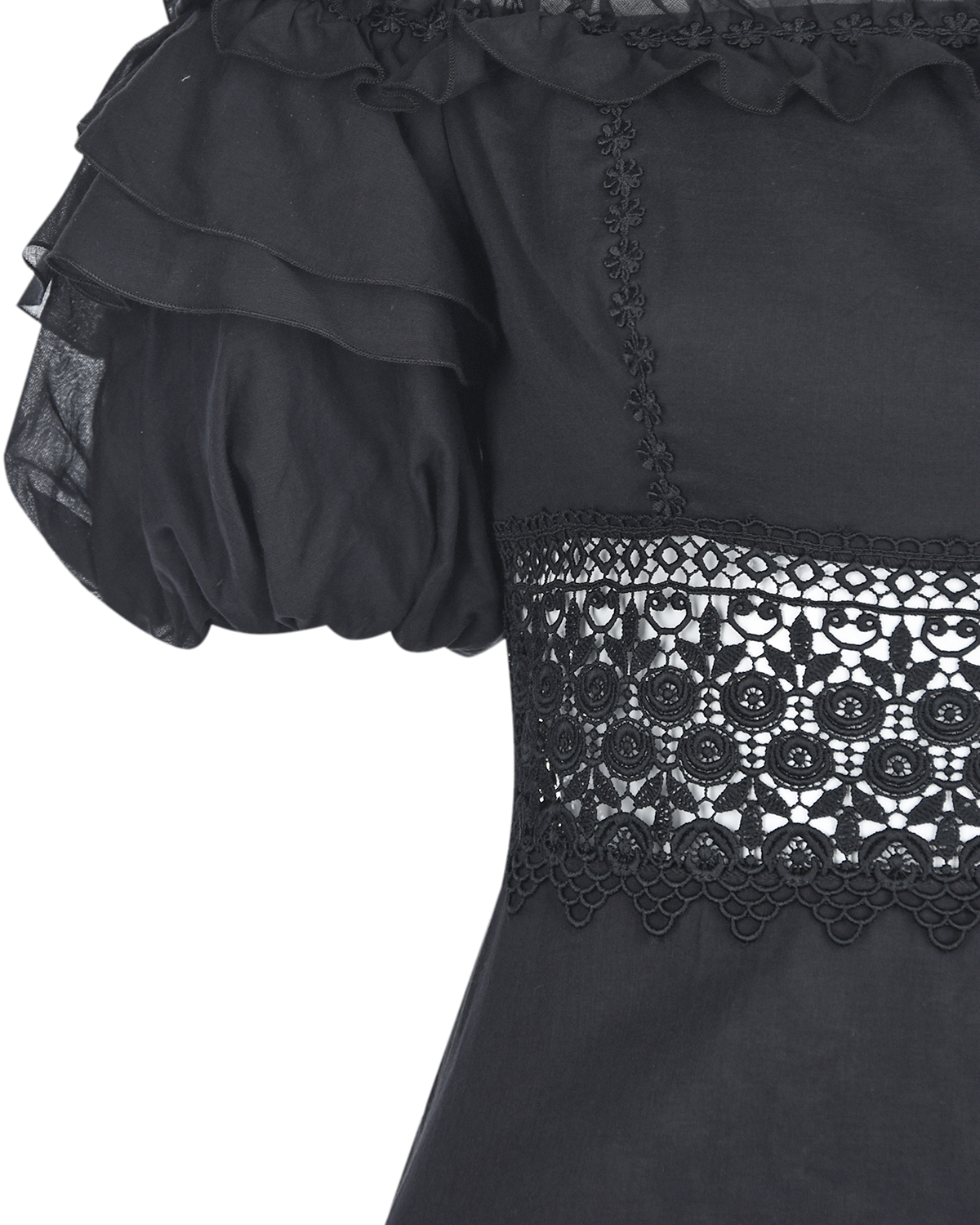 Черное платье-мини MARAL Charo Ruiz, размер 44, цвет черный - фото 6