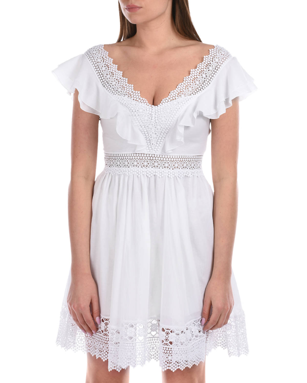 Белое кружевное платье LARISA Charo Ruiz - фото 6