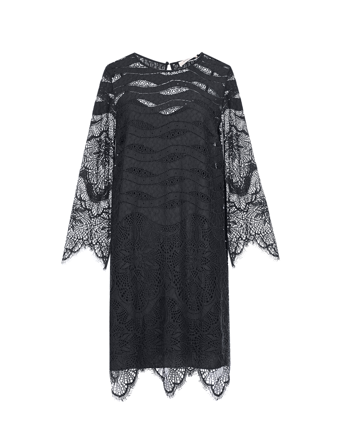 Черное кружевное платье TWINSET - фото 1
