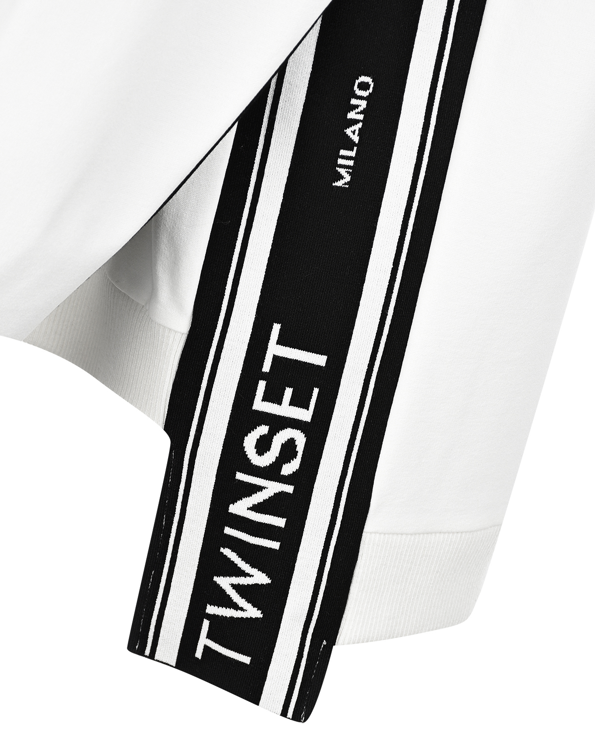 Белые джемпер с лампасами TWINSET - фото 6