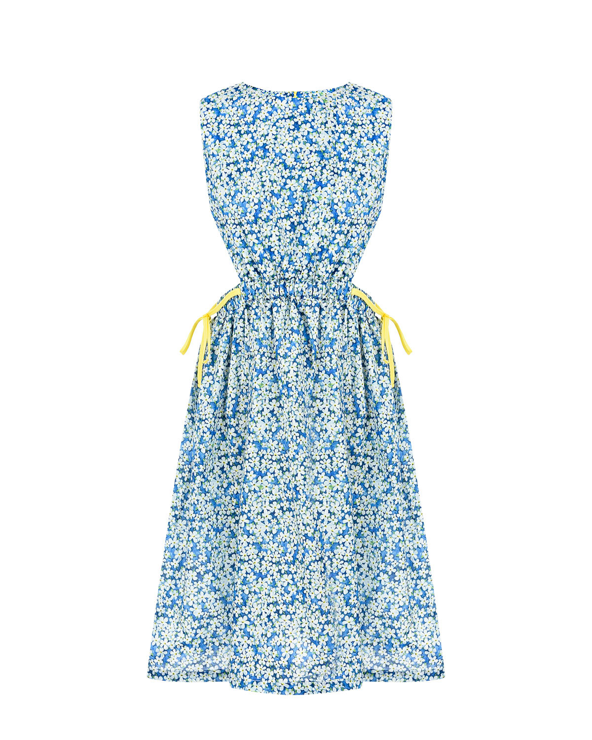 Приталенное платье с мелким цветочным принтом Arc-en-ciel детское - фото 1