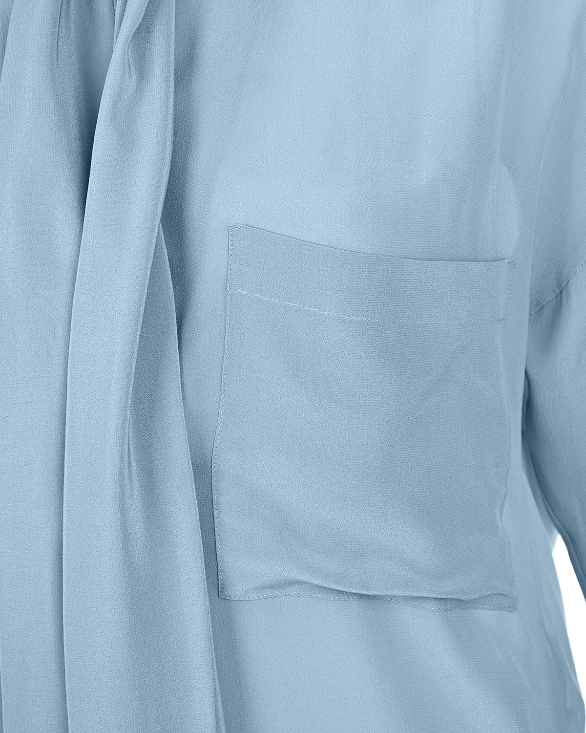 Шелковая блуза с воротом аскот Jejia - фото 6