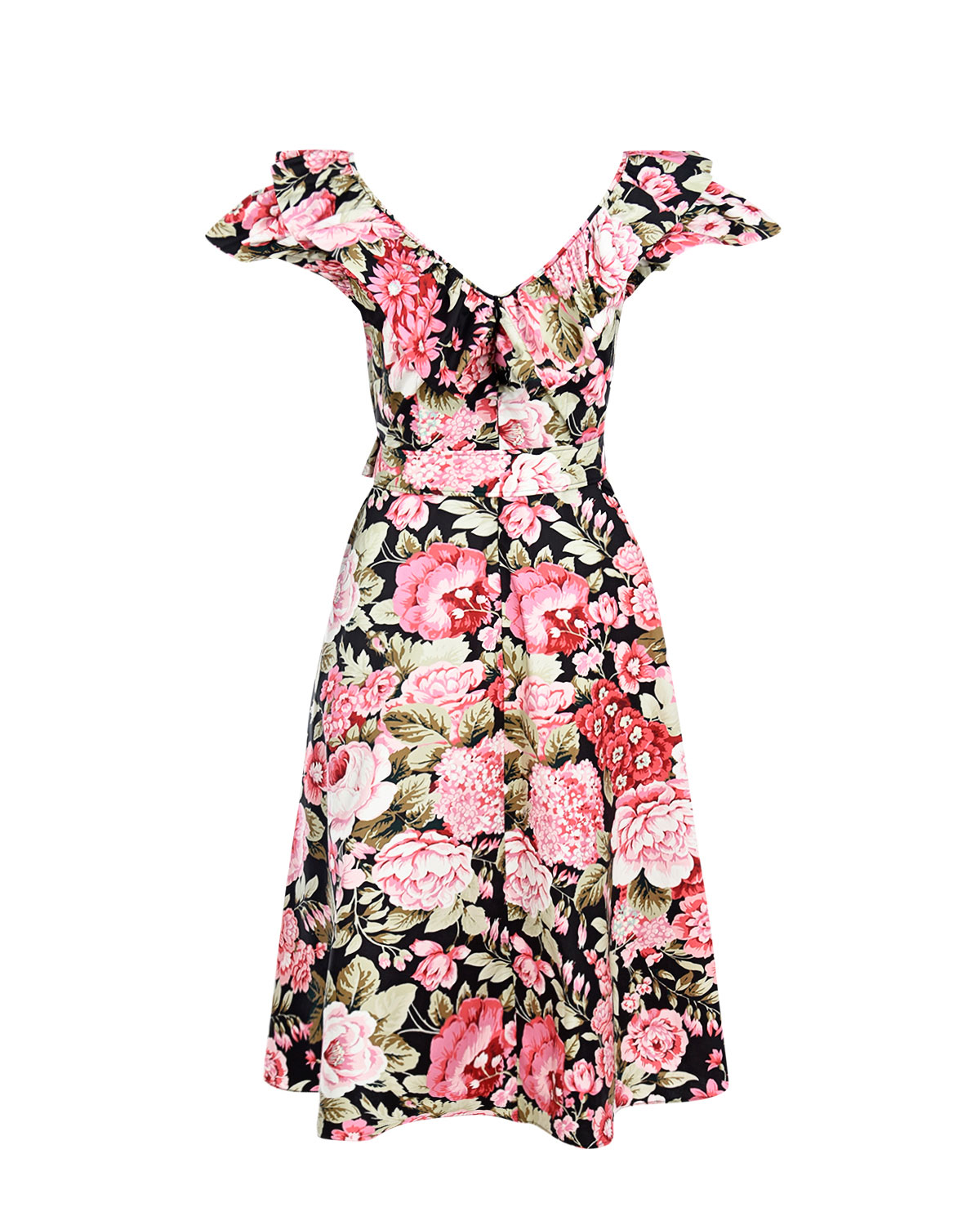 Приталенное платье с цветочным принтом Parosh, размер 42 - фото 5