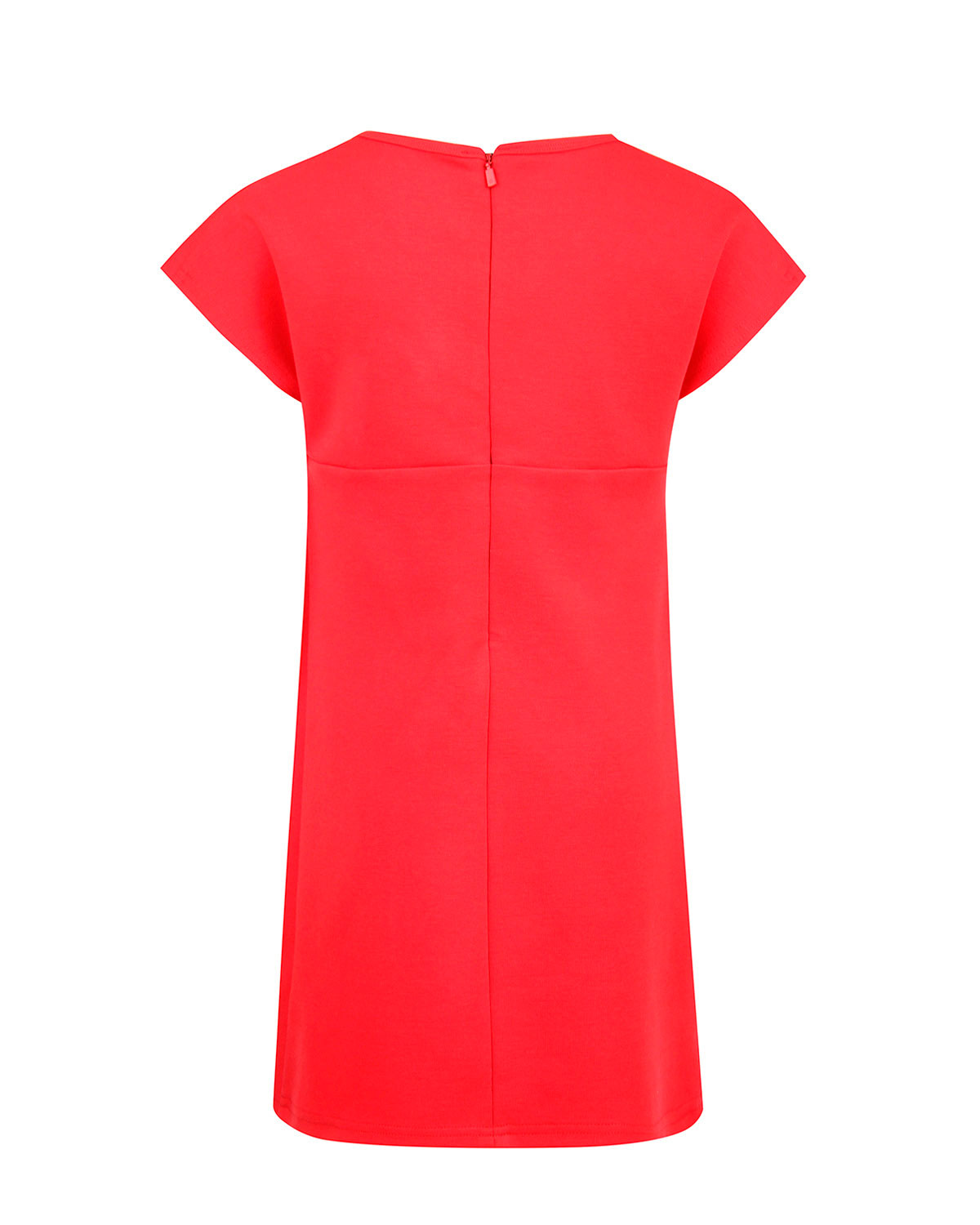 Красное платье со встречной складкой и логотипом Givenchy детское - фото 2