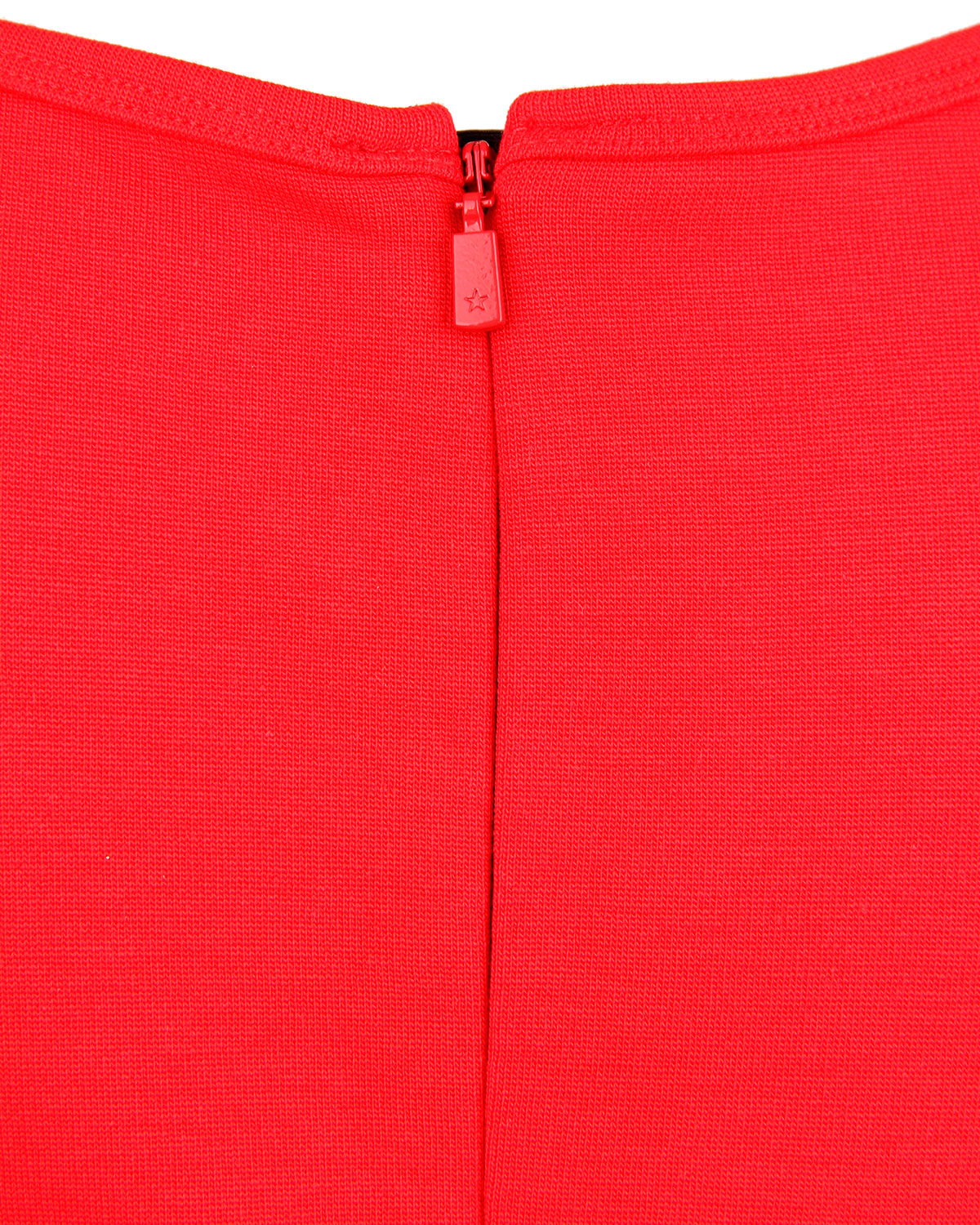 Красное платье со встречной складкой и логотипом Givenchy детское - фото 4