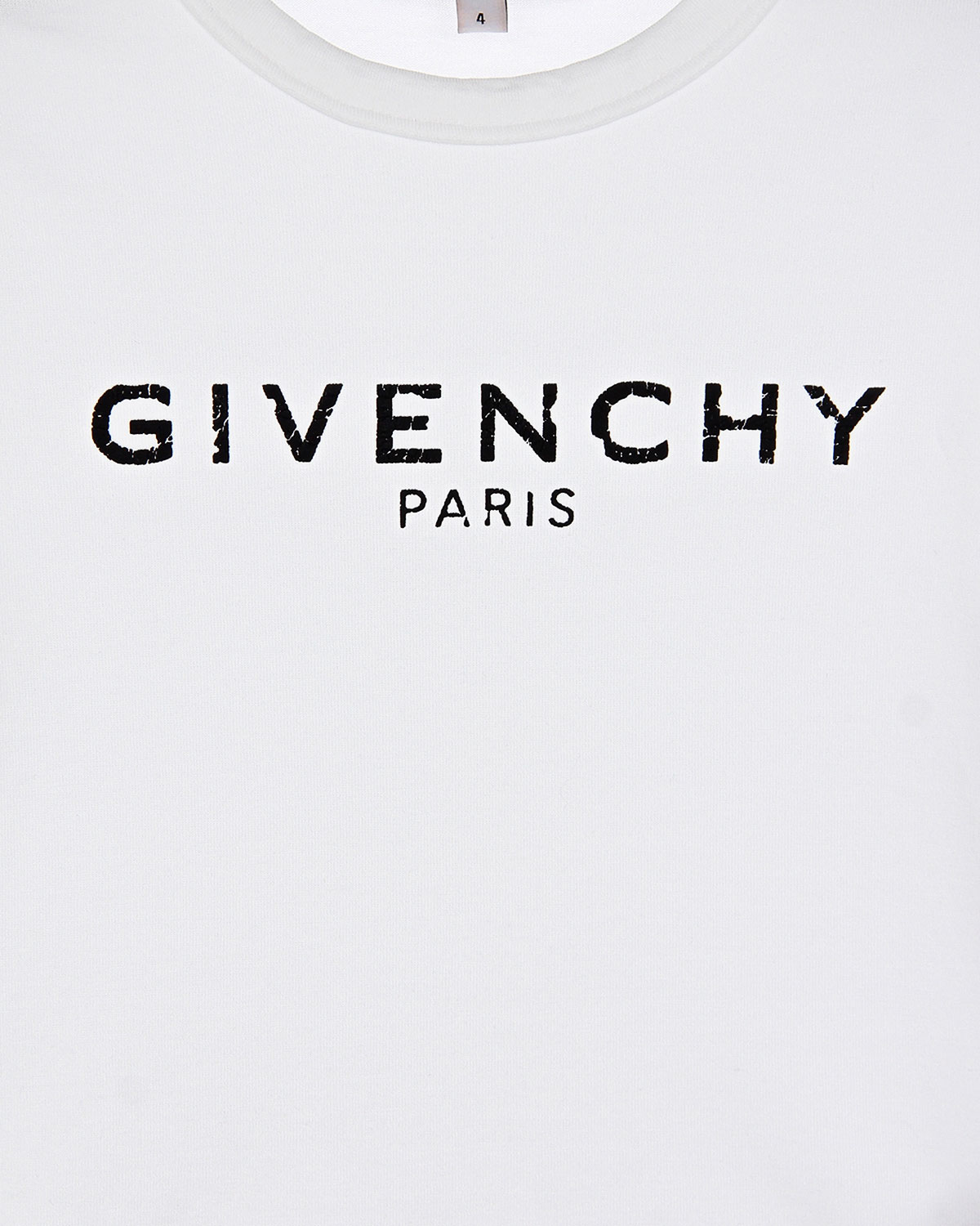 Белая футболка с удлиненным краем Givenchy детская - фото 3
