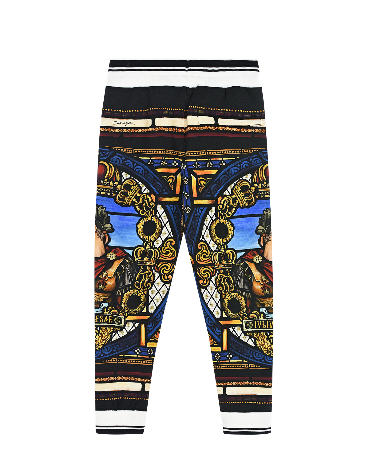 Спортивные брюки с принтом "Цезарь" Dolce&Gabbana детские - фото 2
