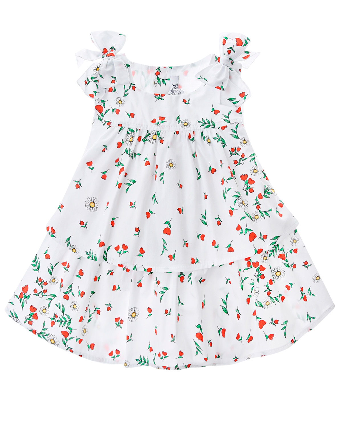 Платье с цветочным принтом в комплекте с шортиками Aletta детское - фото 1