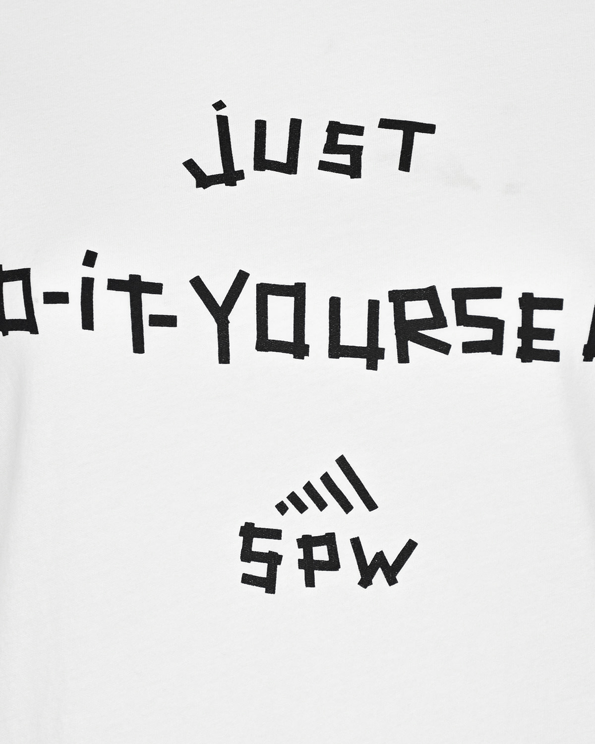Белая футболка с принтом "just do it yourself" 5 Preview - фото 6