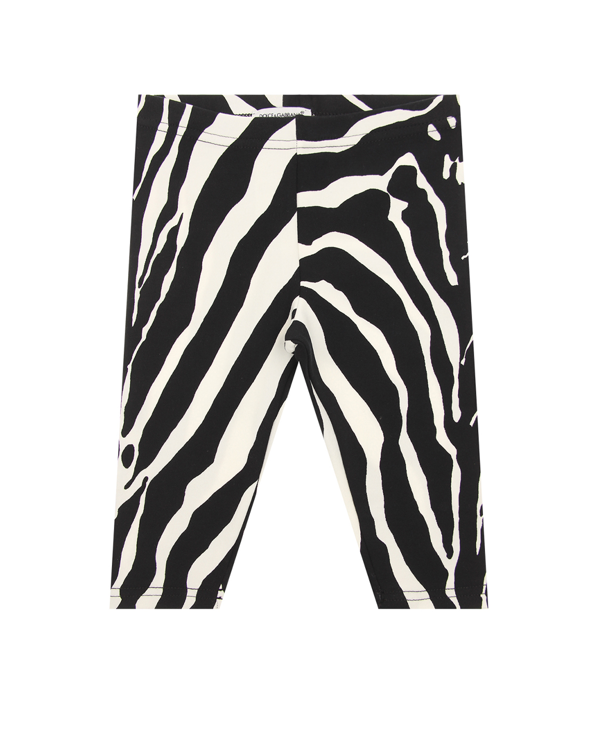 Леггинсы с принтом "зебра" Dolce&Gabbana детские