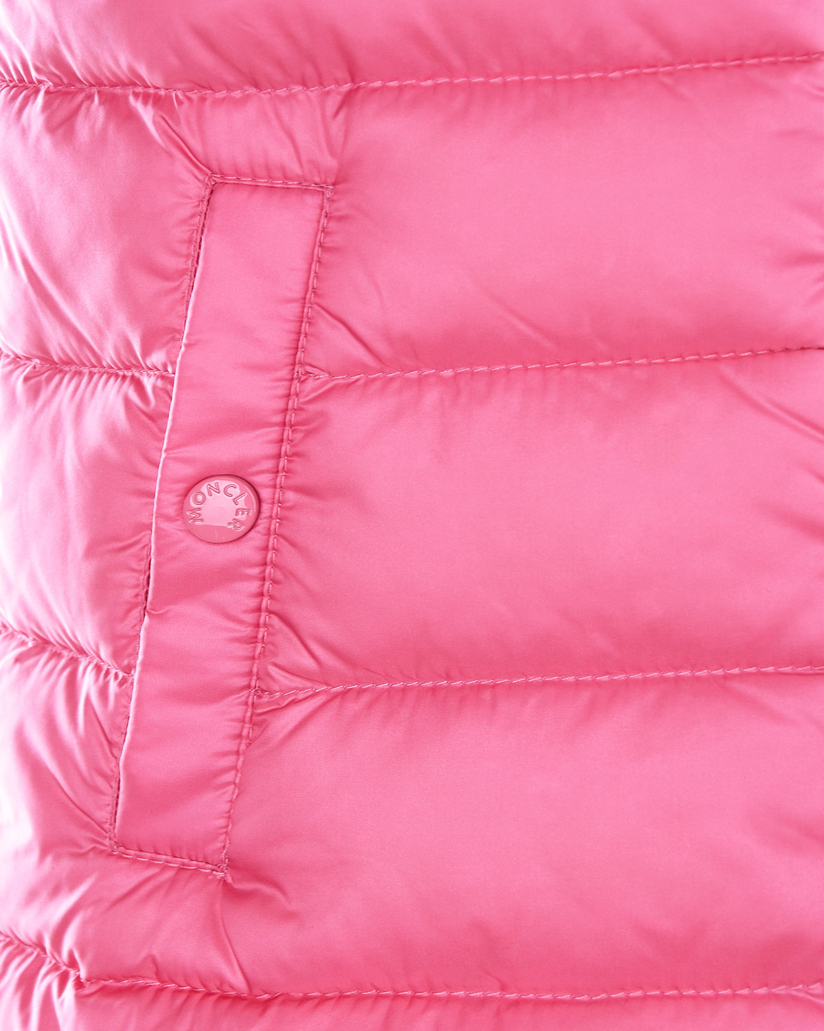 Розовый жилет на двойной молнии Moncler детский - фото 4