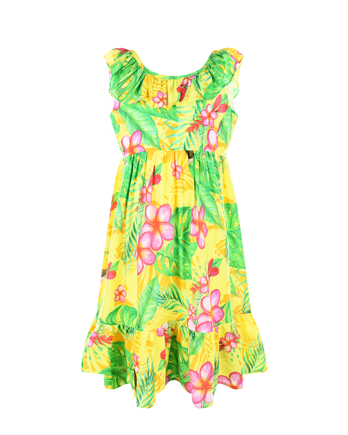 Пляжное платье с цветочным принтом Aletta детское - фото 1