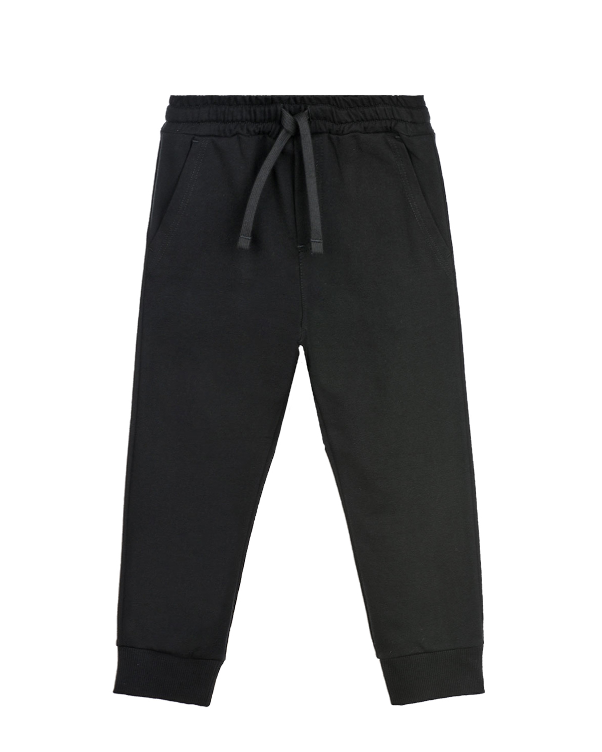 Купить Черные спортивные брюки Dolce&Gabbana детские, Черный, 100%хлопок, 97%хлопок+3%эластан