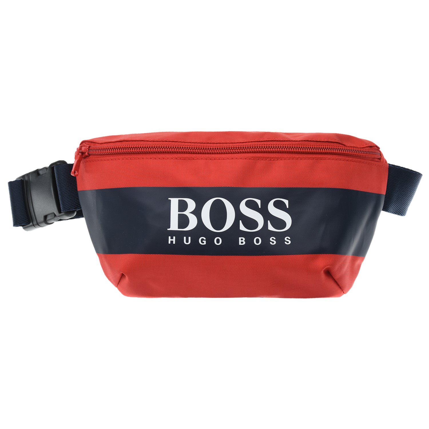 Купить Красная сумка-пояс с логотипом, 25x13x4 см Hugo Boss детская, Красный, 100%полиэстер
