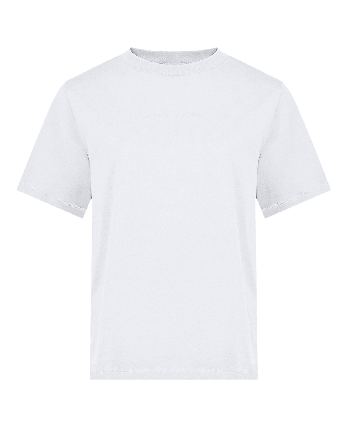 Белая футболка с логотипом Les Coyotes de Paris, размер 40, цвет белый - фото 1