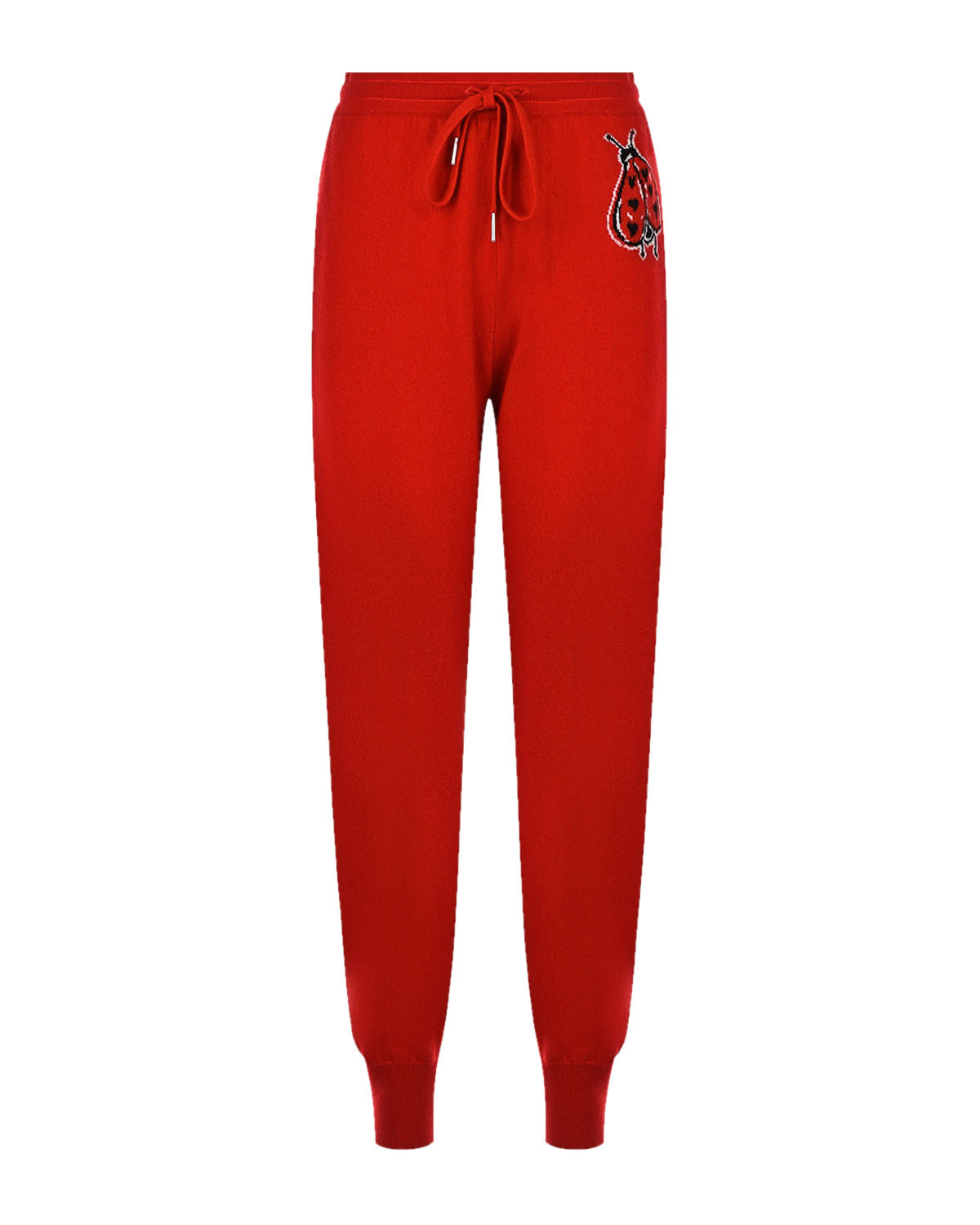 Красные спортивные брюки из кашемира Markus Lupfer, размер 40, цвет красный - фото 1