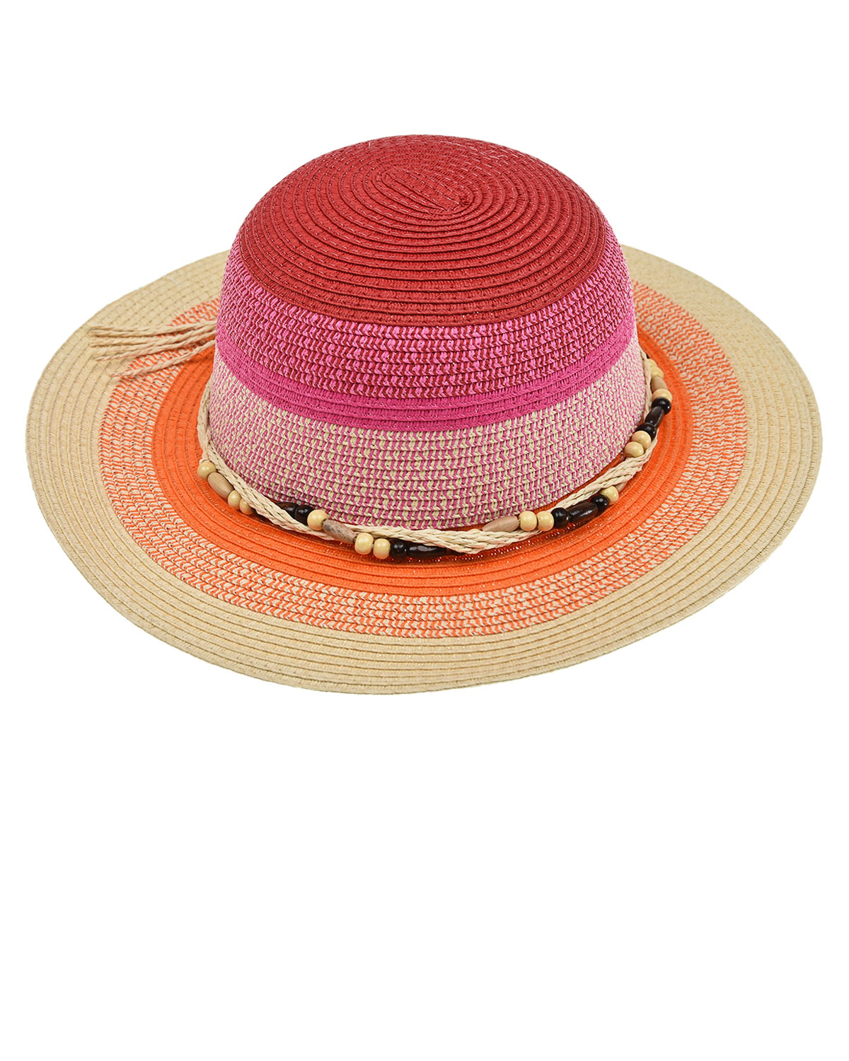 Розовая шляпа в полоску MaxiMo детская, размер 53, цвет розовый