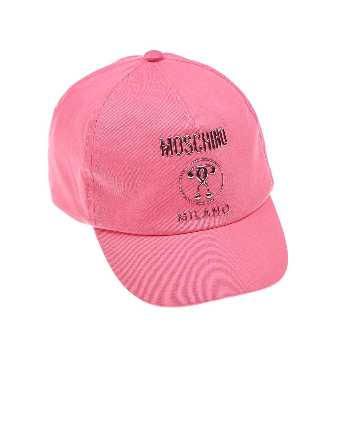 Розовая бейсболка с логотипом Moschino детская