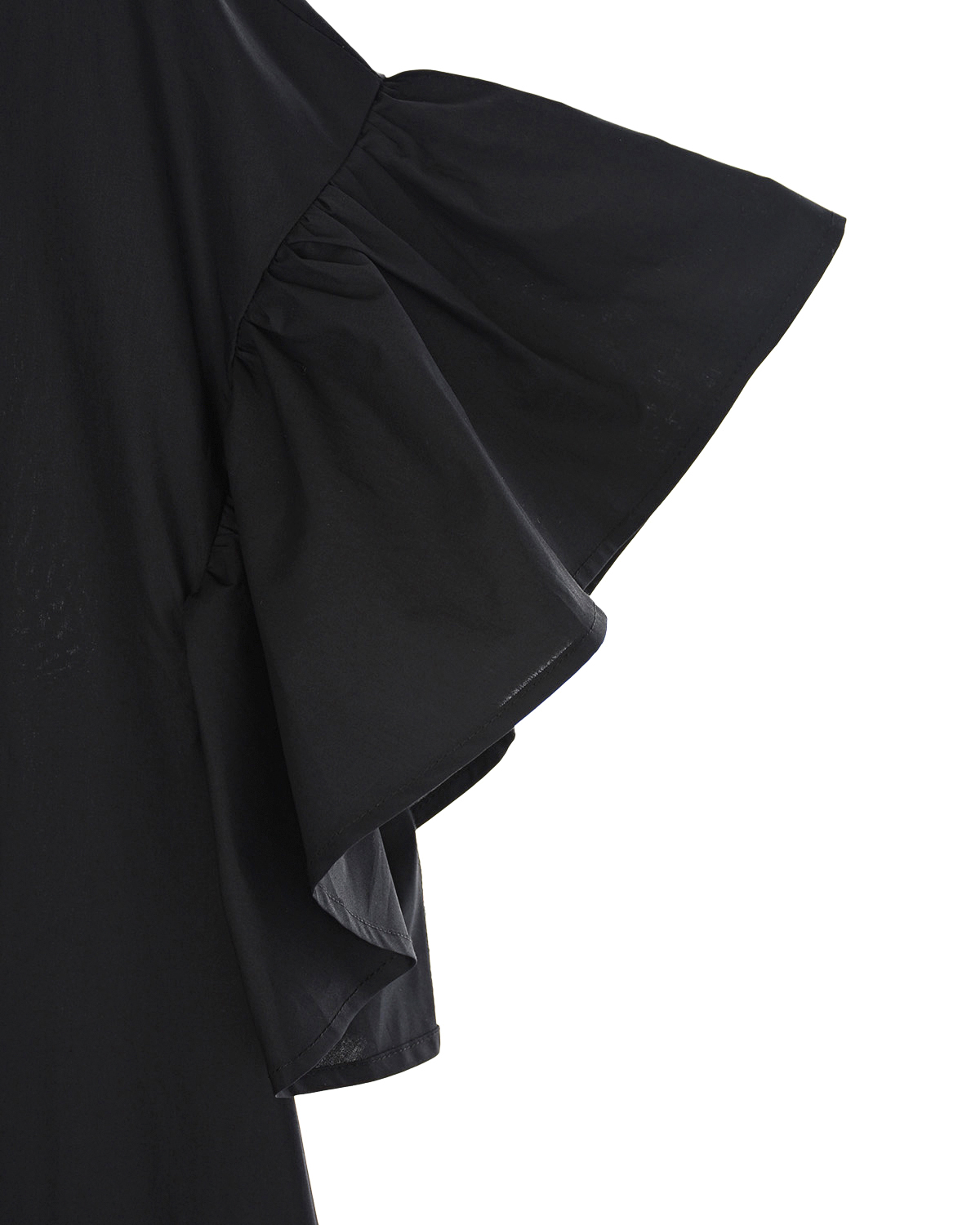 Черное асимметричное платье Attesa, размер 38, цвет черный - фото 6