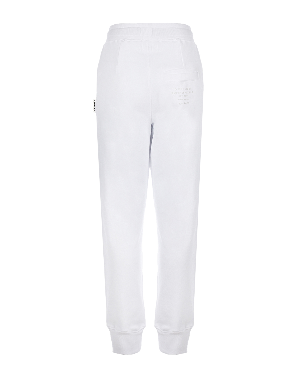 Белые спортивные брюки 5 Preview, размер 40, цвет белый - фото 2