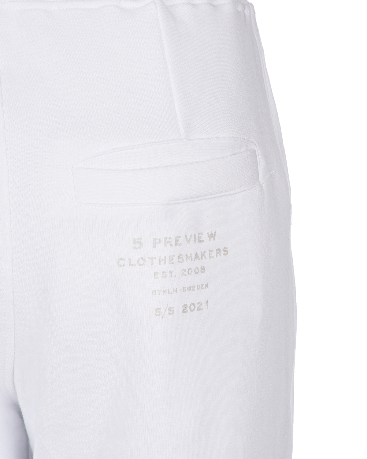 Белые спортивные брюки 5 Preview, размер 40, цвет белый - фото 4