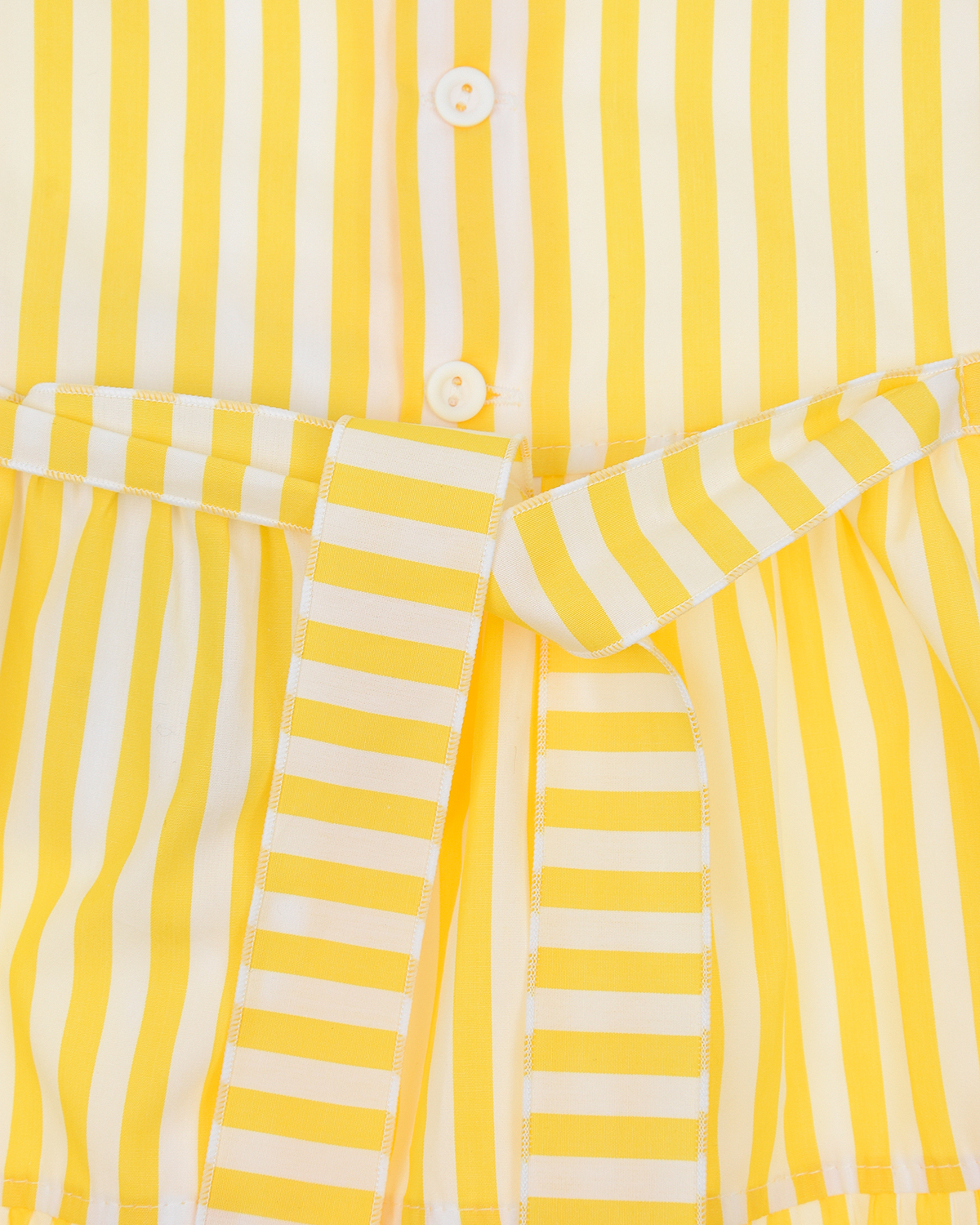 Платье в желто-белую полоску Aletta детское, размер 86, цвет мультиколор - фото 6