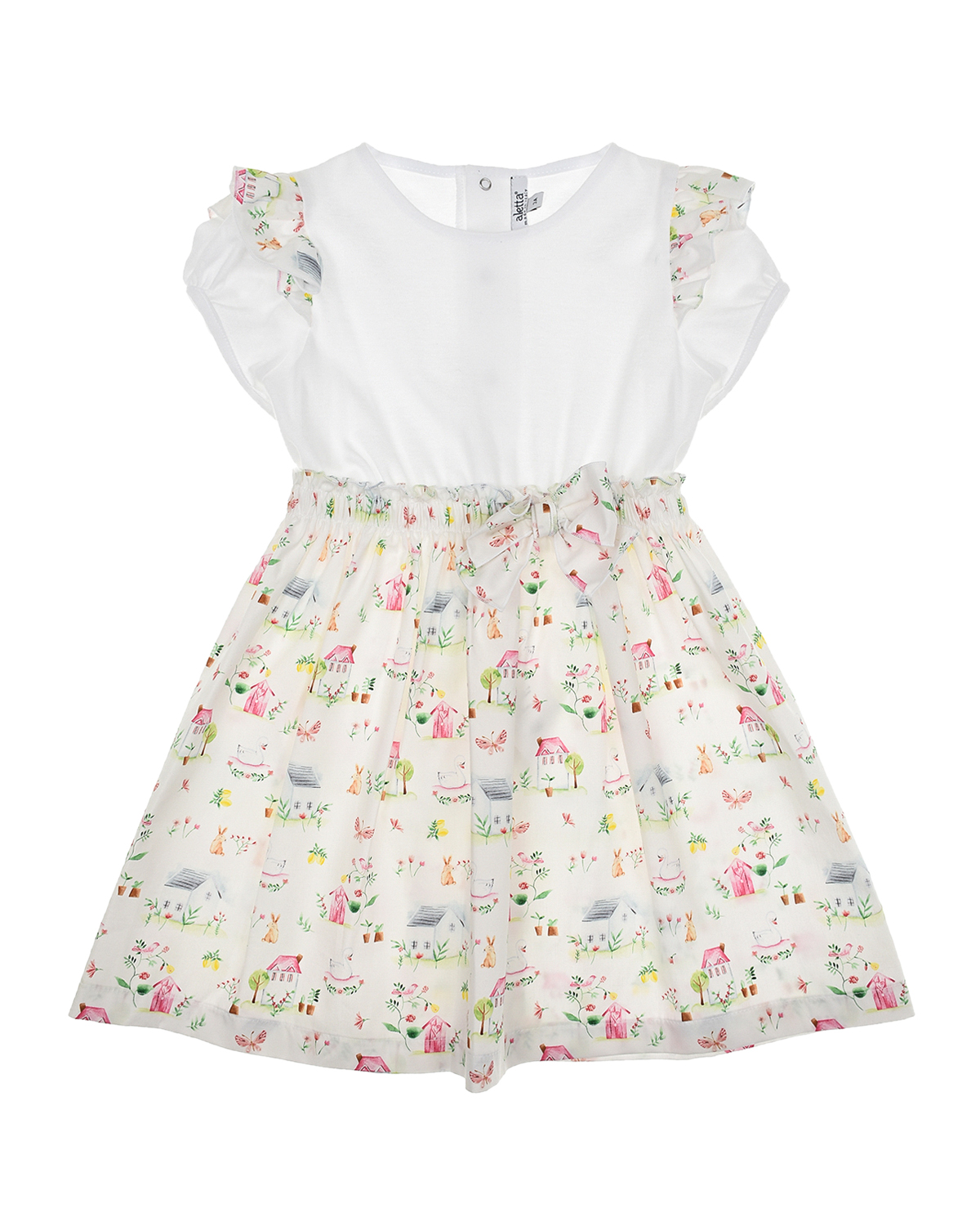 Платье с цветочным принтом на юбке Aletta детское, размер 98 - фото 1