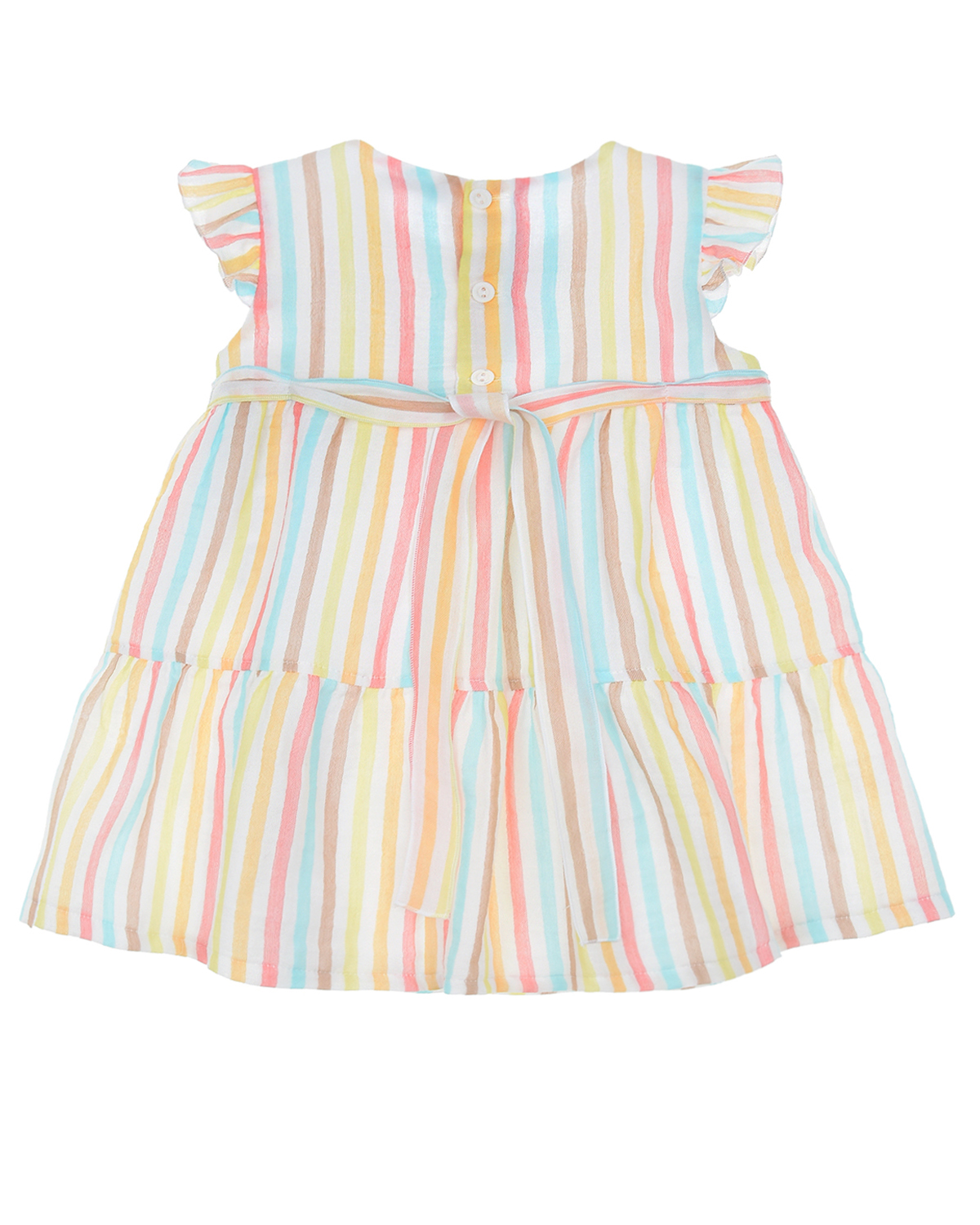 Платье в разноцветную полоску Aletta детское, размер 74 - фото 3