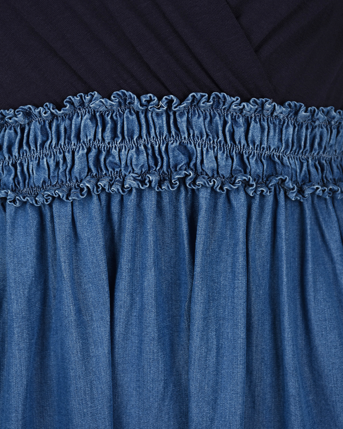 Платье с джинсовой юбкой Attesa, размер 38, цвет синий - фото 6