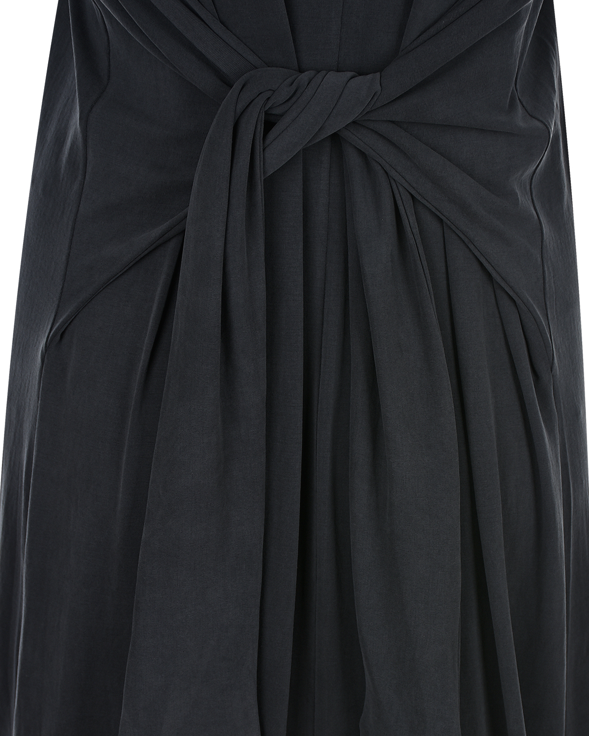 Темно-серое платье с короткими рукавами Attesa, размер 38, цвет серый - фото 6