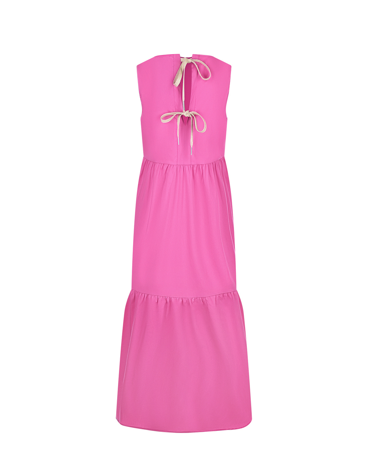 Розовое платье с воланом Attesa, размер 38, цвет розовый - фото 5