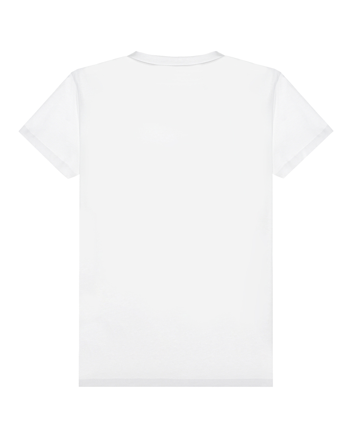 Белая футболка с золотым логотипом Balmain детская, размер 152, цвет нет цвета - фото 2