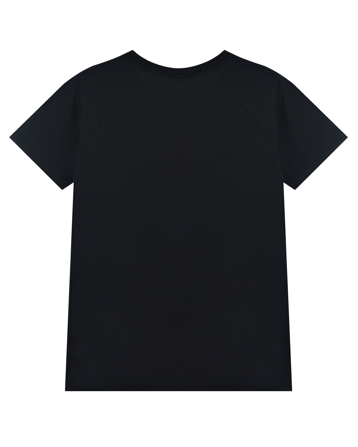 Черная футболка с белым логотипом Balmain детская, размер 164, цвет нет цвета - фото 2