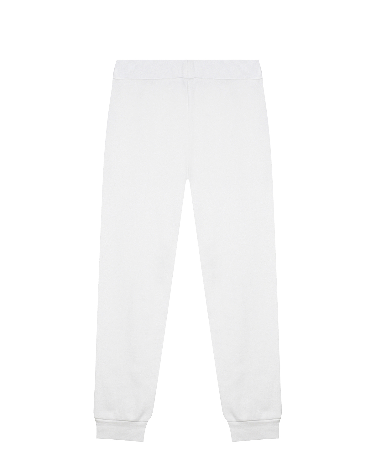 Белые брюки с золотистыми пуговицами Balmain детские, размер 152, цвет нет цвета - фото 2