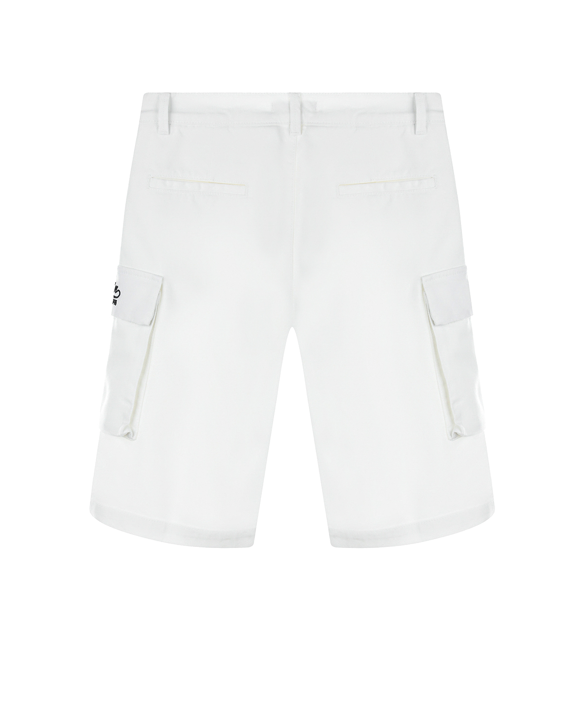Белые джинсовые шорты Balmain детские, размер 152, цвет нет цвета - фото 2