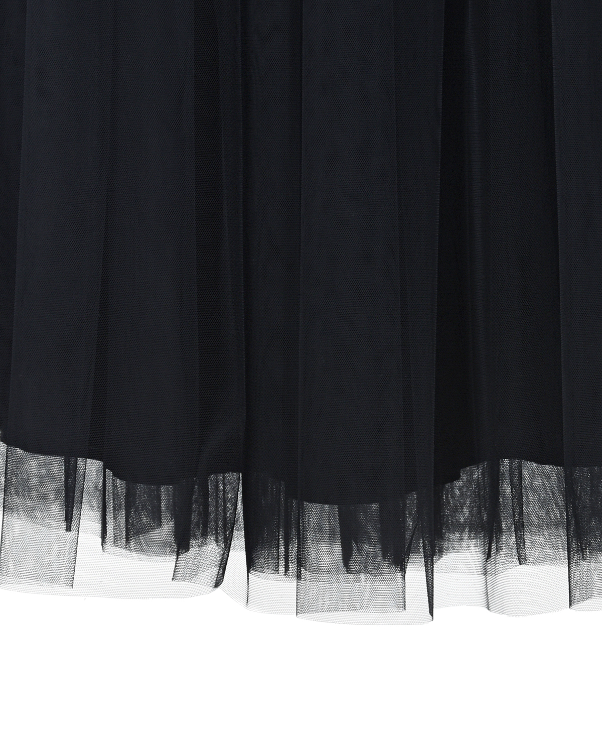 Черная юбка со стразами Balmain детская, размер 164, цвет нет цвета - фото 4