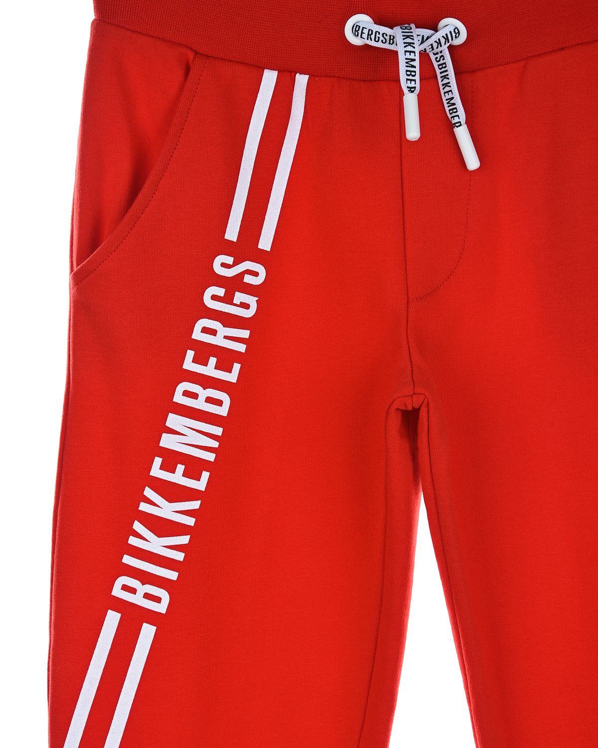 Красный спортивный костюм с логотипом Bikkembergs детский, размер 128 - фото 6