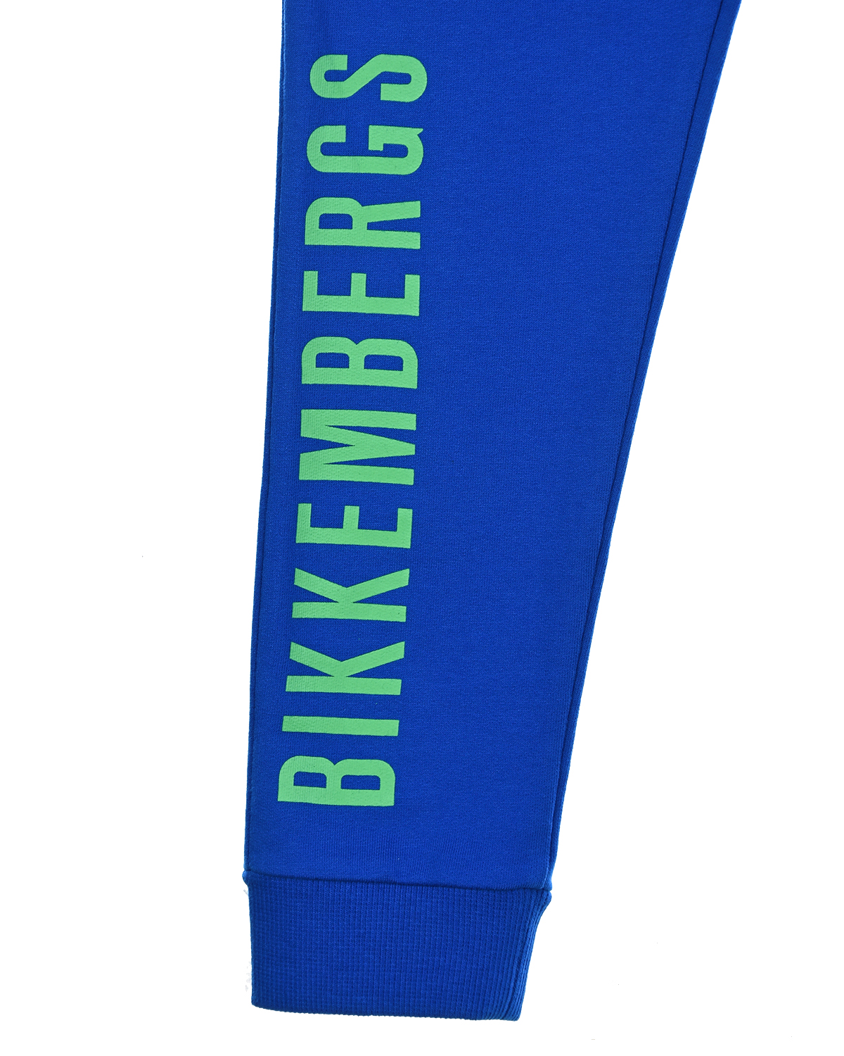 Синий спортивный костюм с зеленым логотипом Bikkembergs детский, размер 92 - фото 7