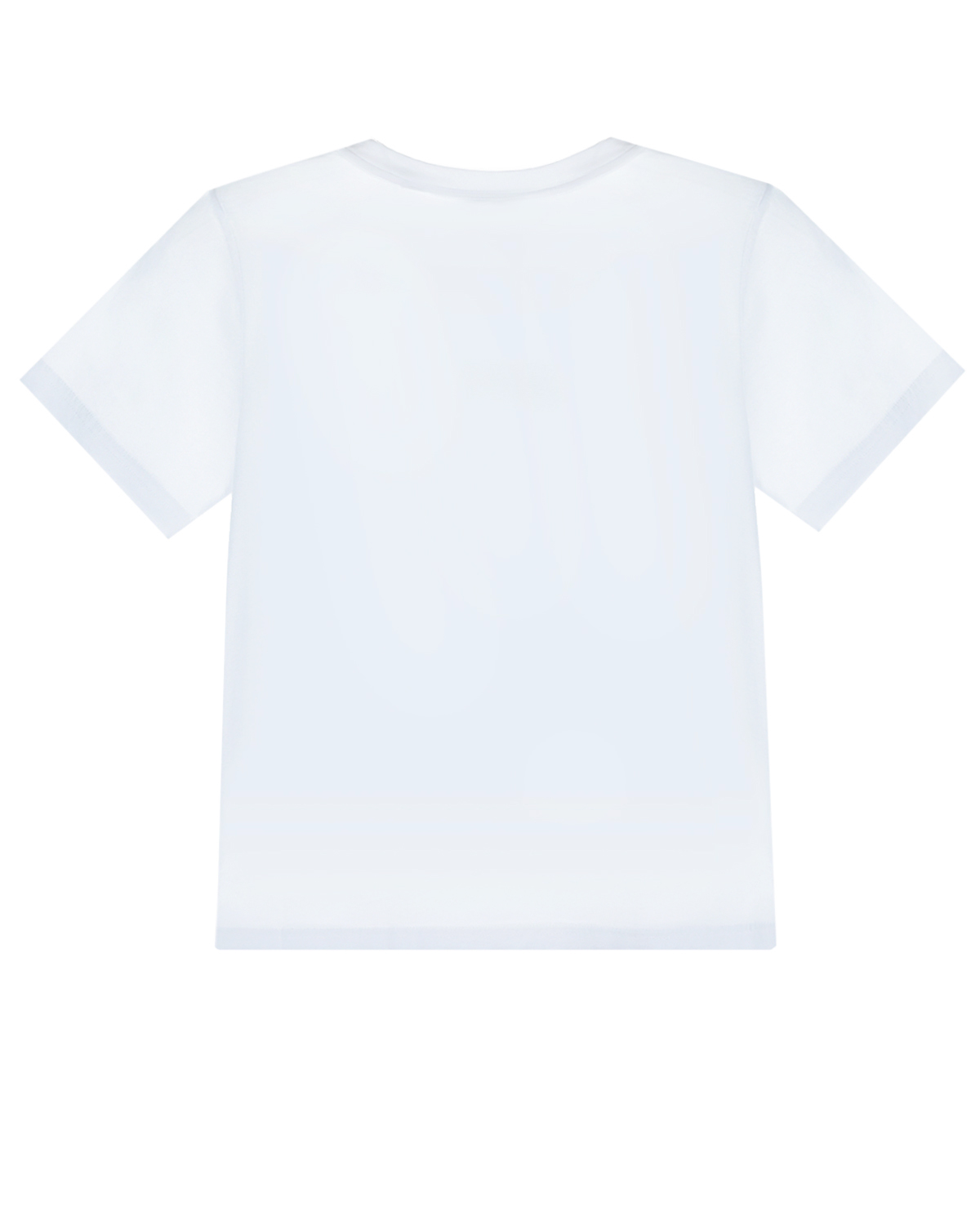 Белая футболка с зеленым логотипом Burberry детская, размер 98, цвет белый - фото 2