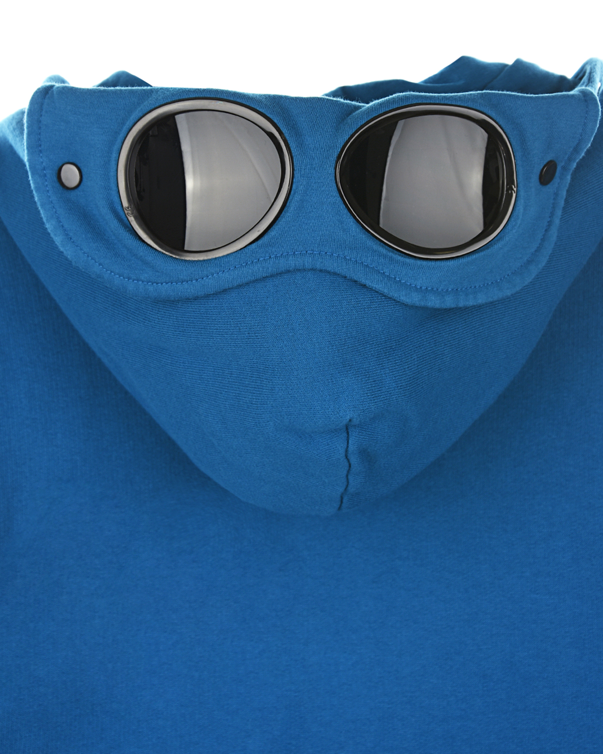 Синяя спортивная куртка с капюшоном CP Company детская, размер 140, цвет синий - фото 4