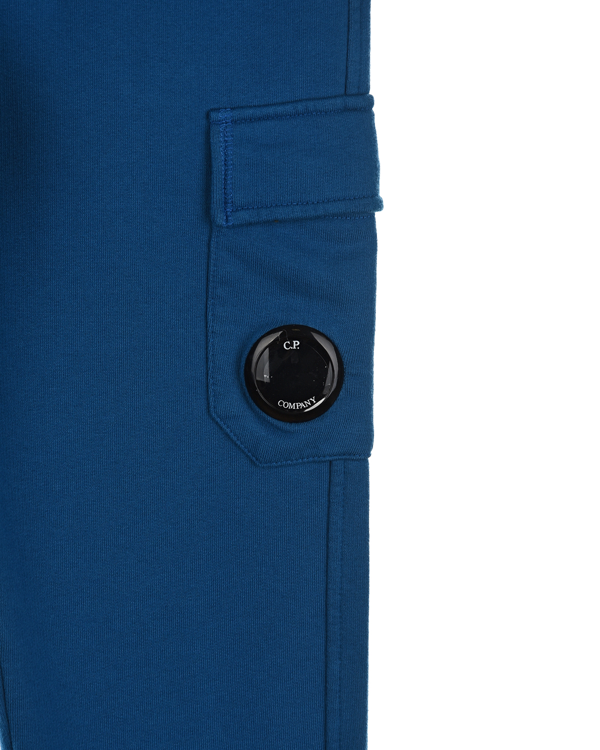Синие спортивные брюки с карманом-карго CP Company детские, размер 140, цвет синий - фото 3