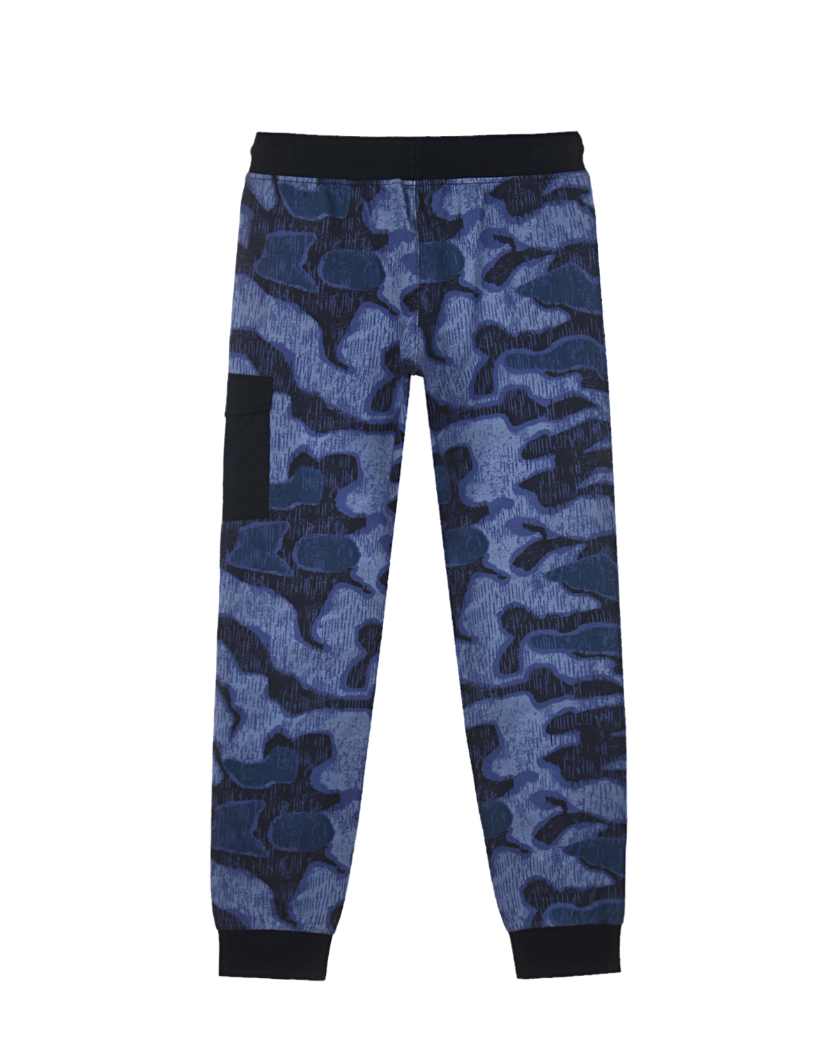 Синие камуфляжные спортивные брюки CP Company детские, размер 140, цвет синий - фото 2