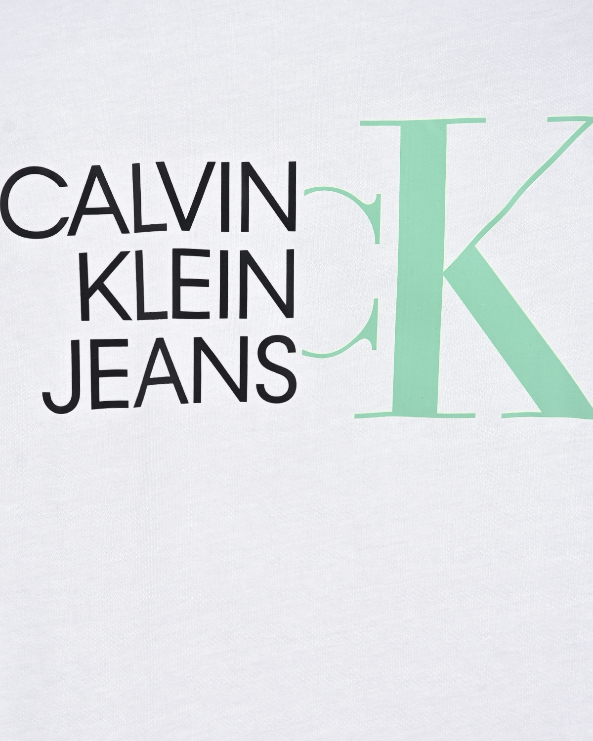 Белая футболка с логотипом Calvin Klein детская, размер 176, цвет белый - фото 4