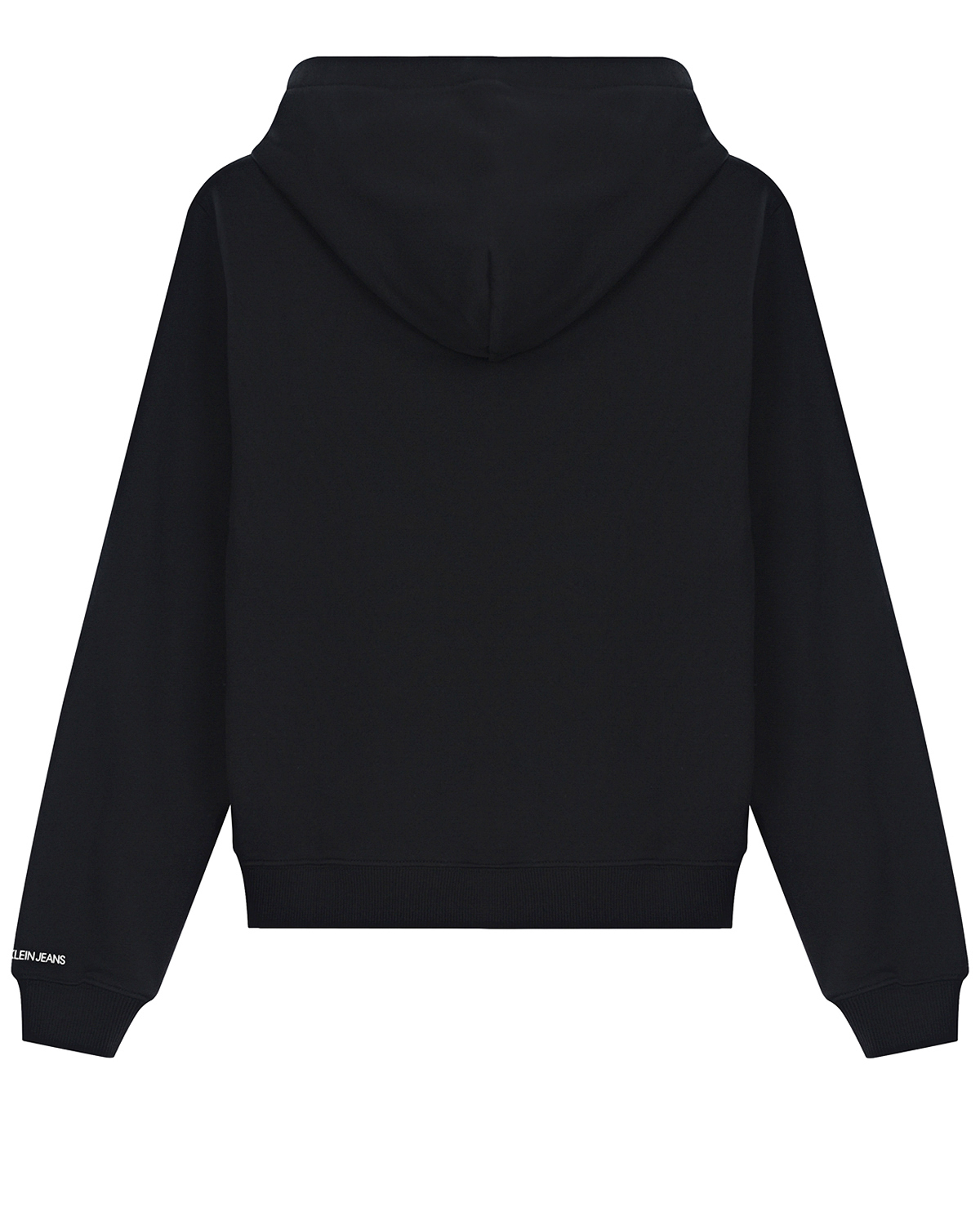 Черная толстовка-худи с логотипом Calvin Klein детская, размер 164, цвет черный - фото 2