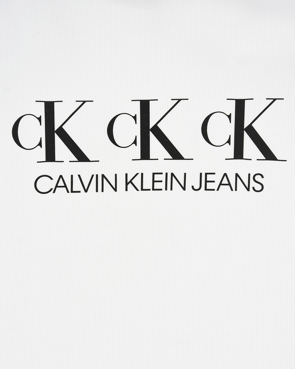 Белая майка с логотипом Calvin Klein детская, размер 176, цвет белый - фото 3
