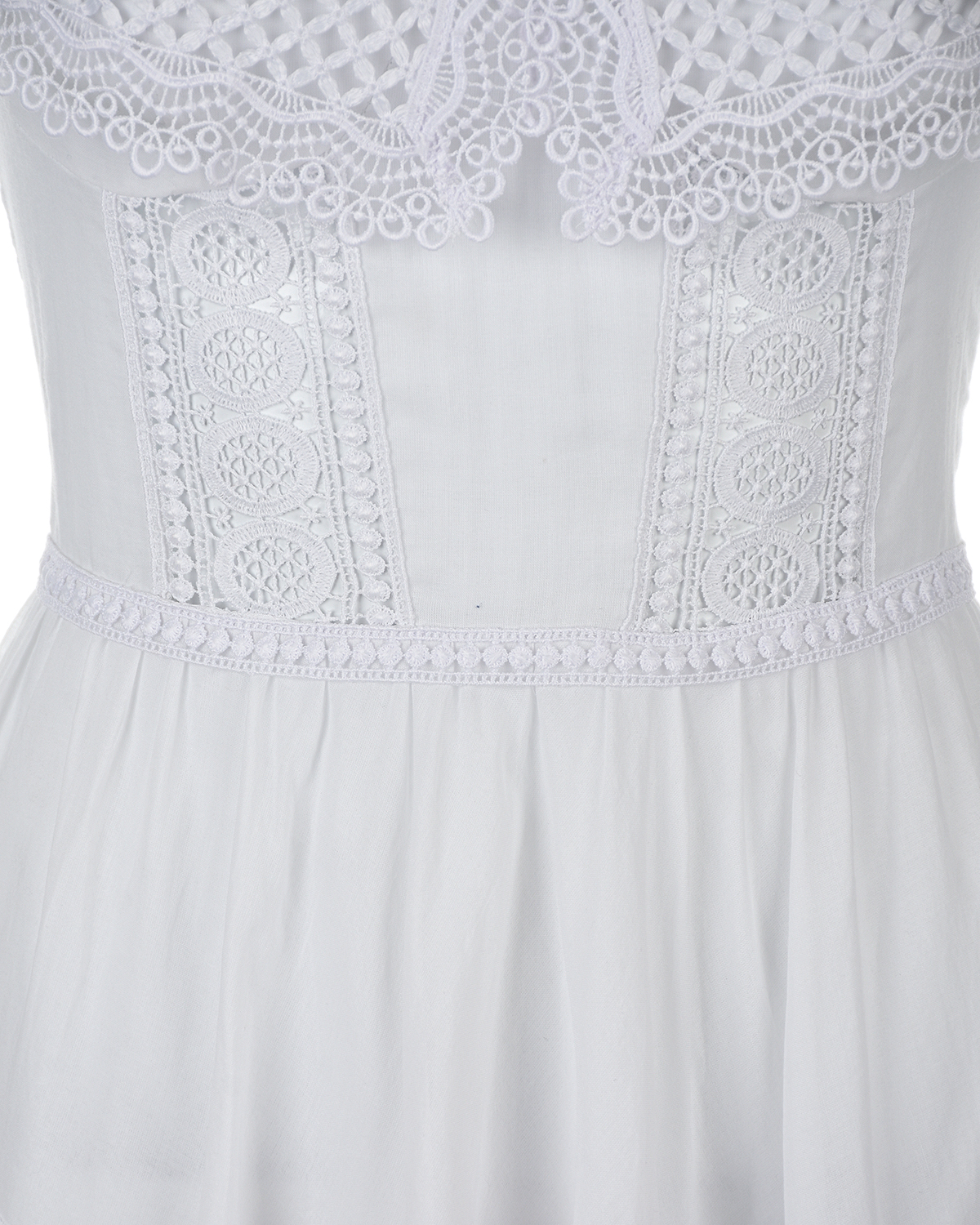 Платье с асимметричным подолом Charo Ruiz, размер 44, цвет белый - фото 6