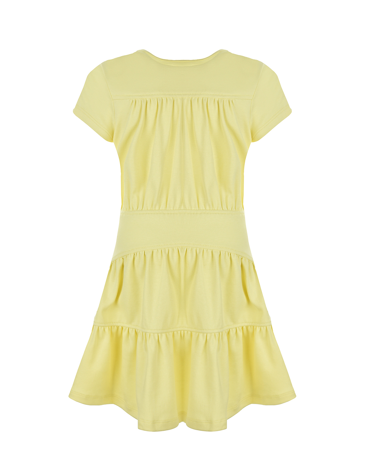 Желтое платье с оборками Chloe детское, размер 104, цвет желтый - фото 2