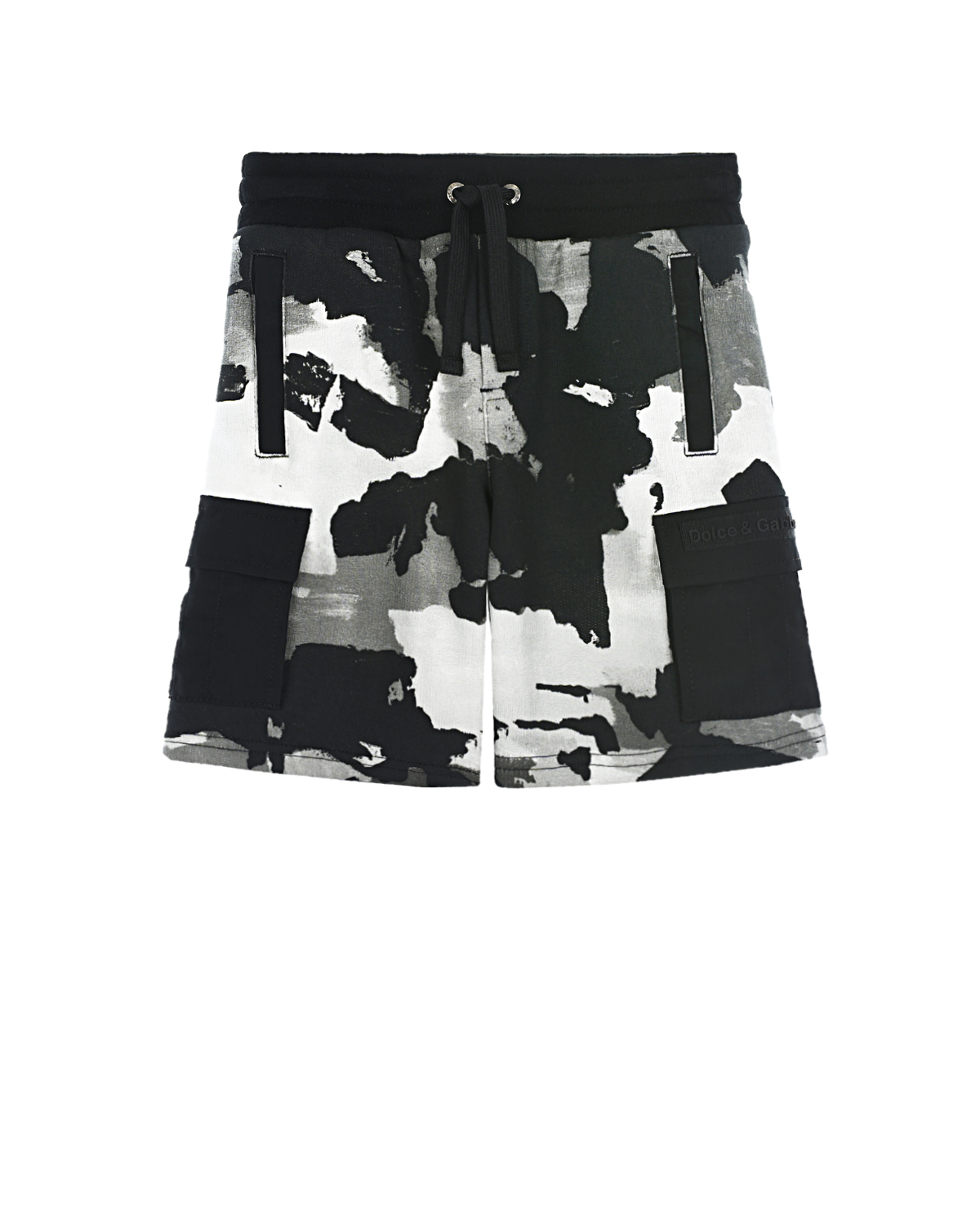 

Черно-белые камуфляжные бермуды Dolce&Gabbana, Мультиколор, Черно-белые камуфляжные бермуды Dolce&Gabbana