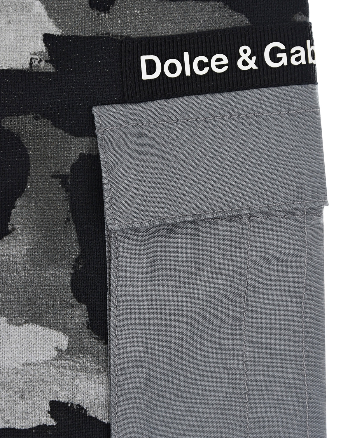 Камуфляжные спортивные брюки Dolce&Gabbana детские, размер 80, цвет мультиколор - фото 3